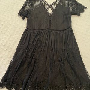Forever 21 black lace dress 2x